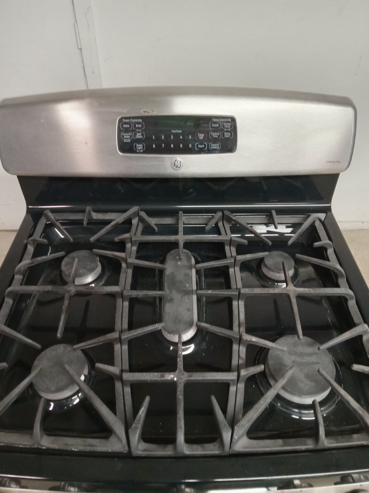 30"W General Electric Stainless Steel Gas Stove