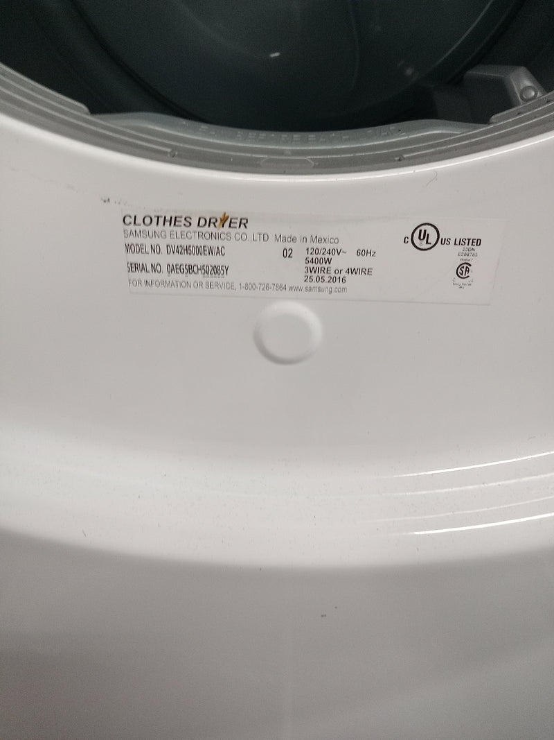 27"W Samsung Clothes Dryer