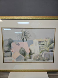 William Buffet Artwork - Bayview Pink House
