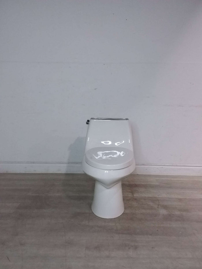 Mansfield Agean 1-Piece  Single Flush Elongated Bowl Toilet in White