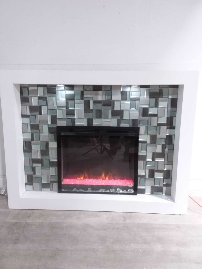 58" Dimplex Crystal Fireplace Mantel