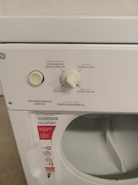 23.5"W White Stackable Clothes Dryer