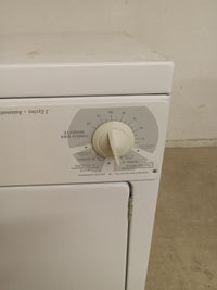 23.5"W White Stackable Clothes Dryer