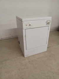 23.5"W White Stackable Clothes Dryer