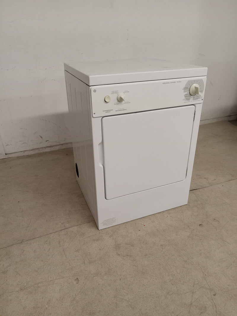 23.5"W White Stackable Clothes Dryer