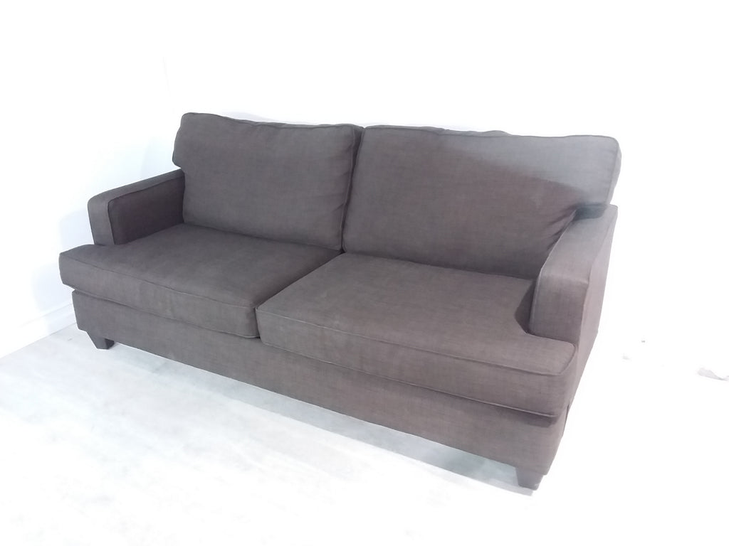 83" Brown two-seater Sofa