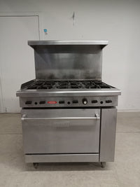 36"W Commercial Gas Cooking Stove