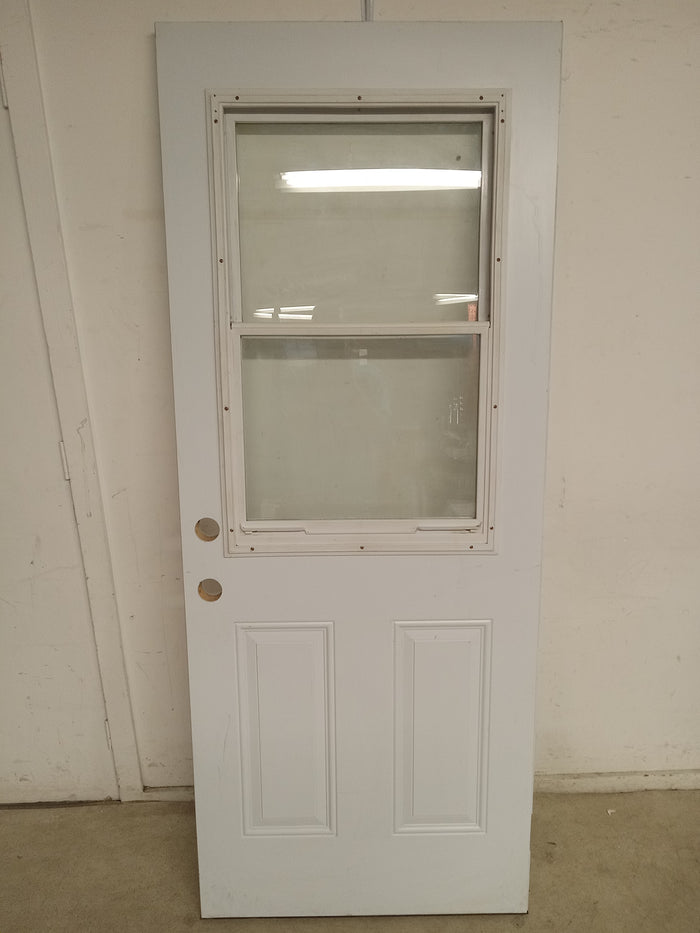 79" x 32" White Exterior Door