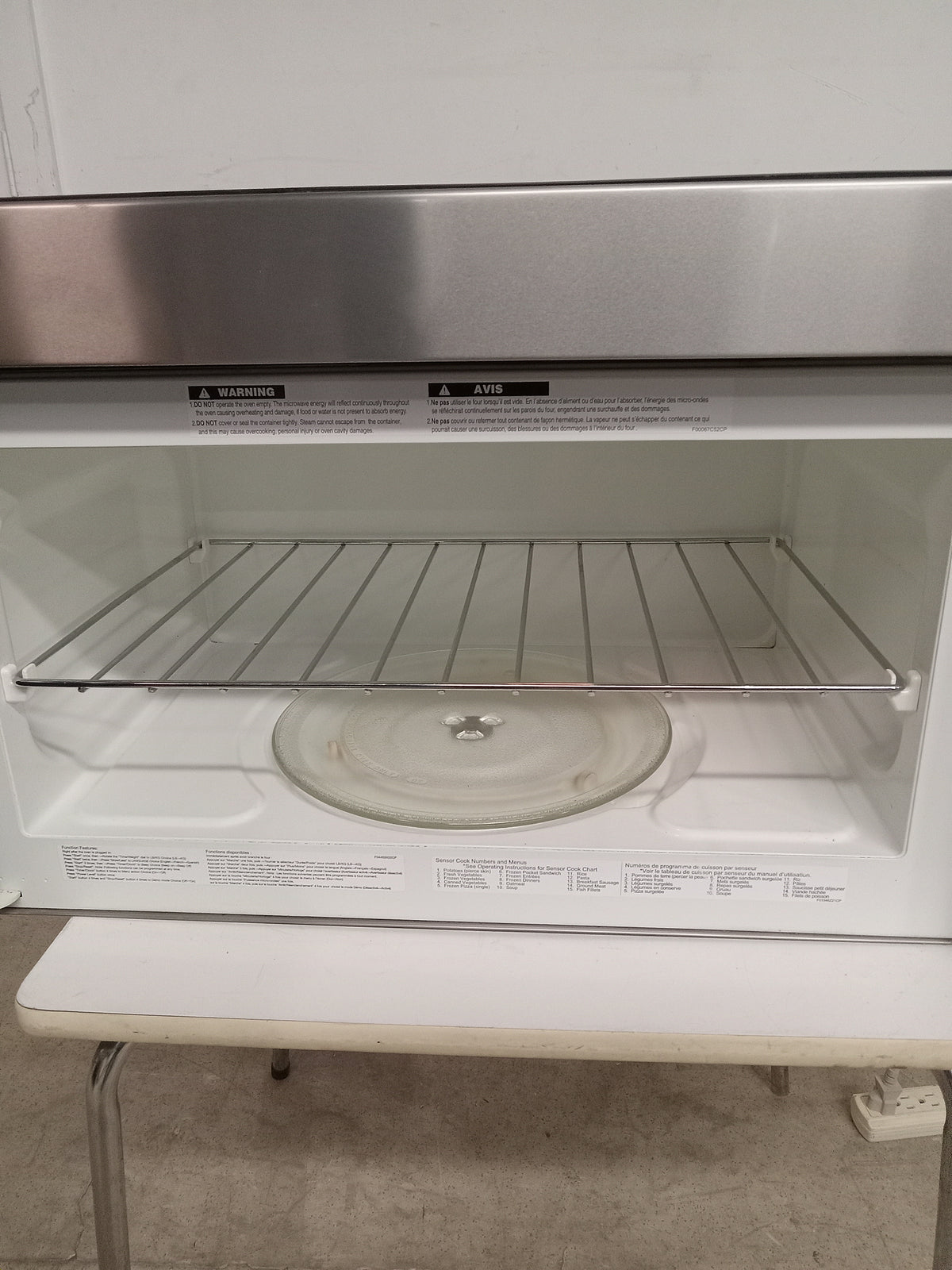 29.87"W Panasonic Over The Range Microwave Oven