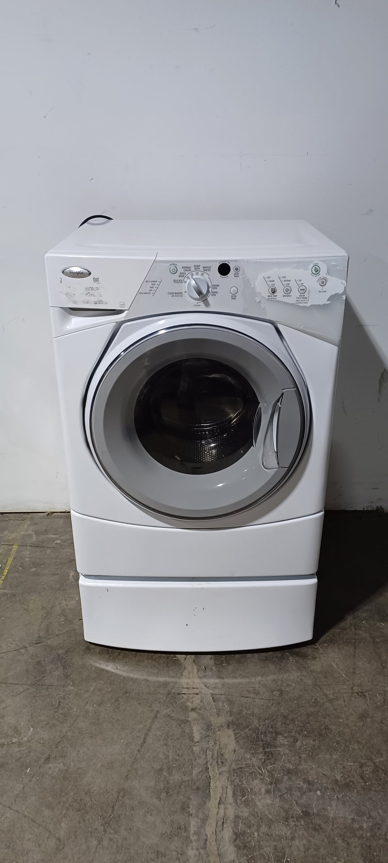 White Whirlpool Washing Machine