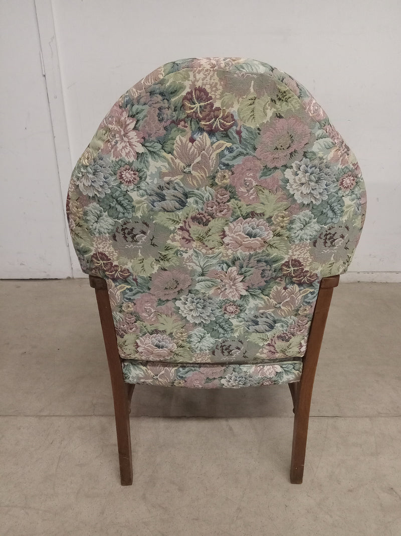 24"W Wooden Accent Chair