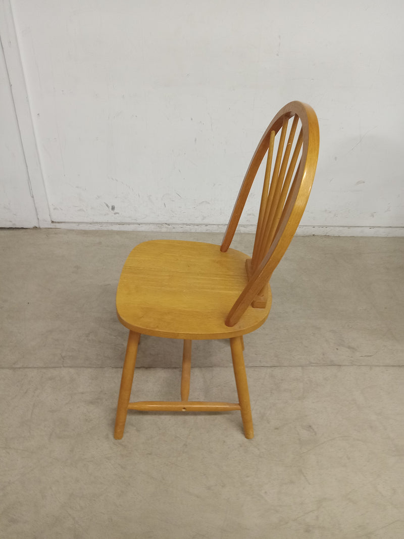 17"W Solid Wooden Chair