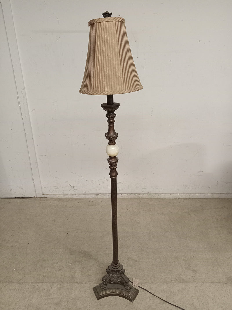 11"Dia Antique Floor Lamp