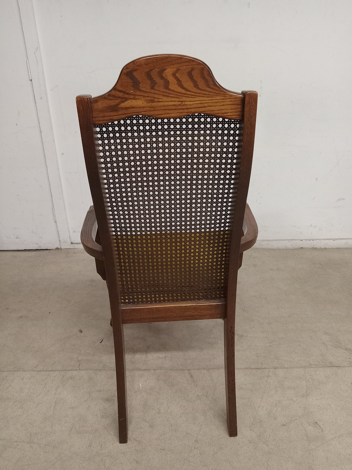 Set of 4 19.5"W Vintage Solid Wooden Chairs