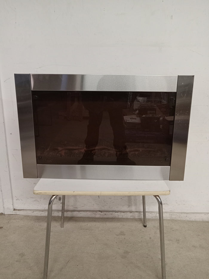 31"W Stainless Steel Electric Fireplace