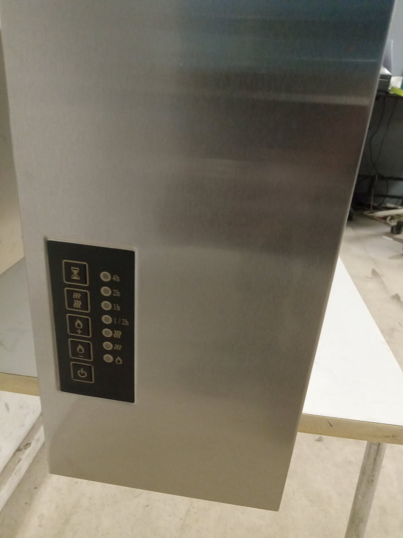 31"W Stainless Steel Electric Fireplace