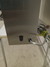31"W Stainless Steel Electric Fireplace