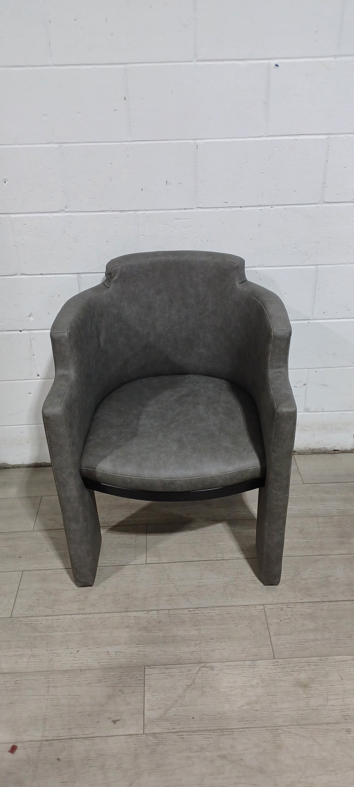 Gray Highbacked Chair