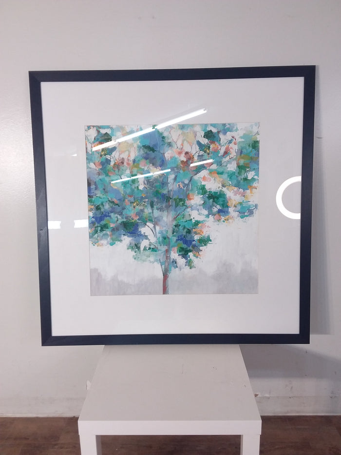 Abstract Tree Framed Print