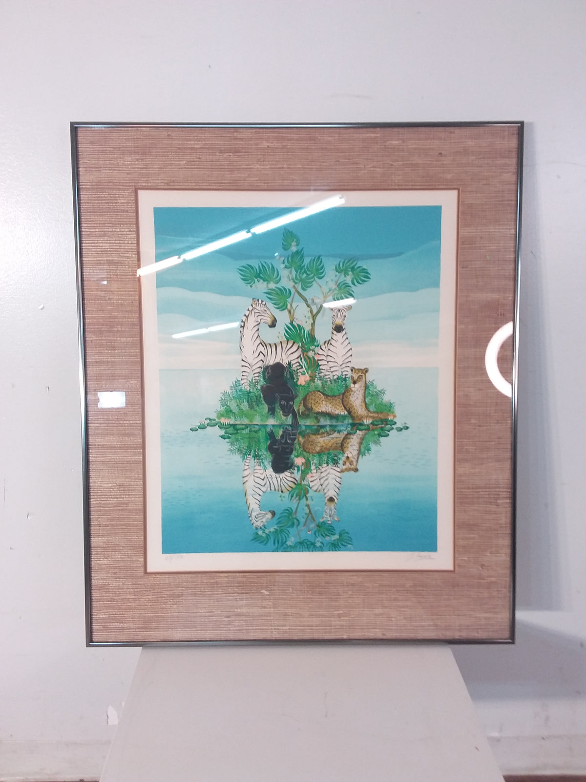 Island With Animals Framed Print by Showa