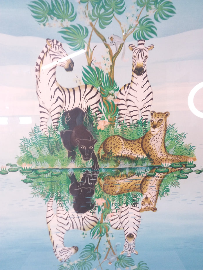 Island With Animals Framed Print