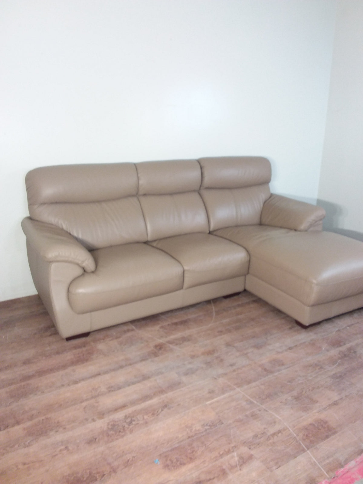 Tan Leather Sectional Sofa Habitat ReStore GTA