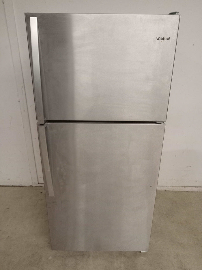 29.75"W Stainless Steel Whirlpool Top Mount Refrigerator