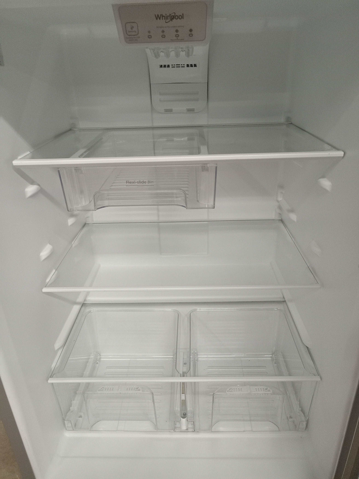 29.75"W Stainless Steel Whirlpool Top Mount Refrigerator