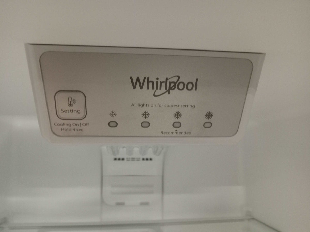 29.75"W Stainless Steel Whirlpool Top Mount Refrigerator