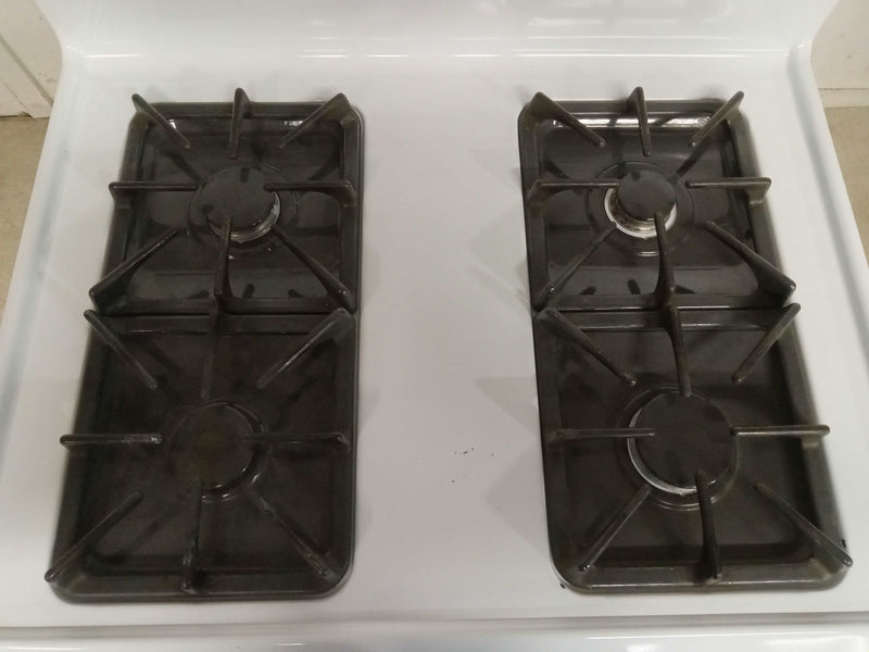 30"W White Kenmore Gas Range
