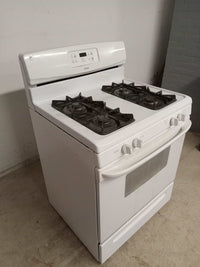 30"W White Kenmore Gas Range