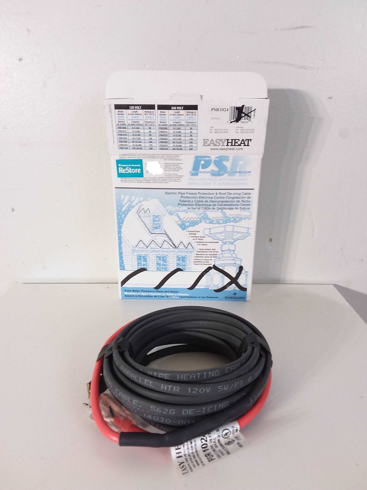 PSR Pipe Freeze Protection And Roof De-icing Cable 1024