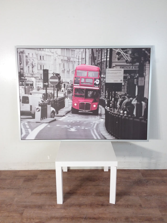 IKEA London Bus Framed Print
