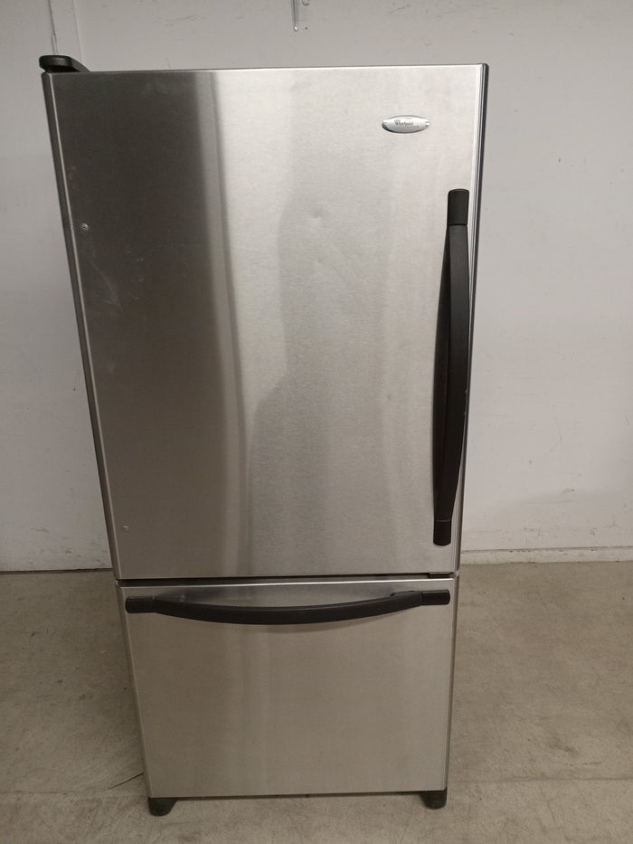 29.5"W Whirlpool Gold Stainless Steel Refrigerator