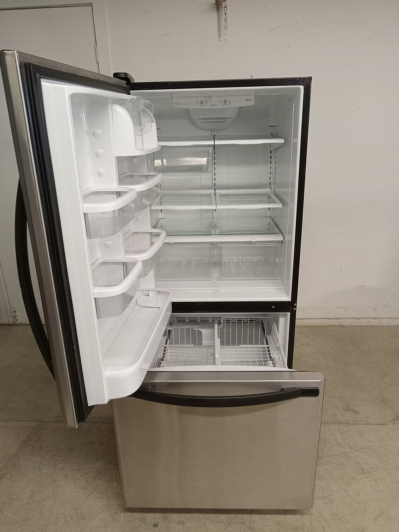29.5"W Whirlpool Gold Stainless Steel Refrigerator