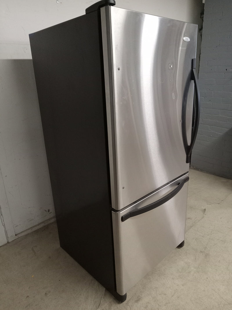 29.5"W Whirlpool Gold Stainless Steel Refrigerator