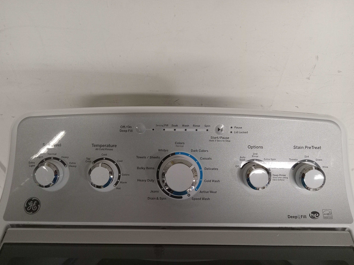 27"W GE High Efficiency Top Load Washer