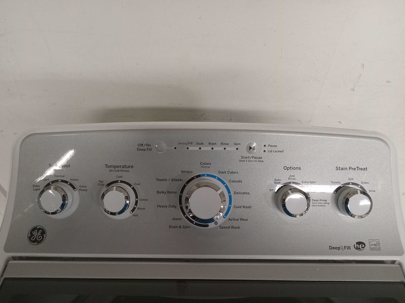 27"W GE High Efficiency Top Load Washer