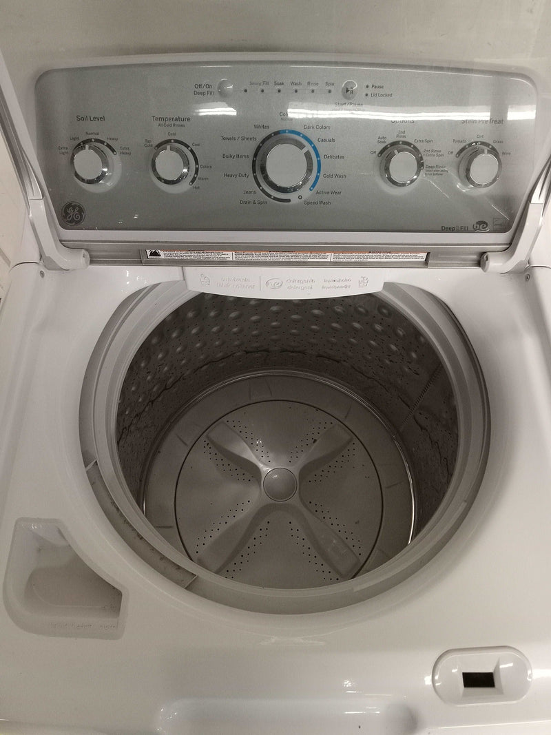27"W GE High Efficiency Top Load Washer