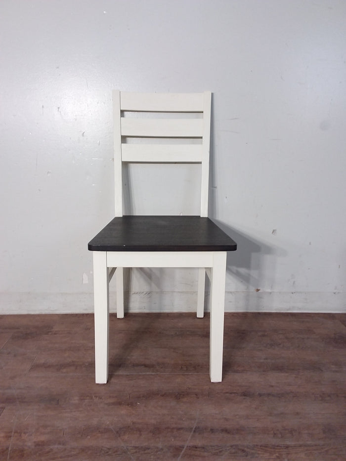 White & Brown Wood Chair