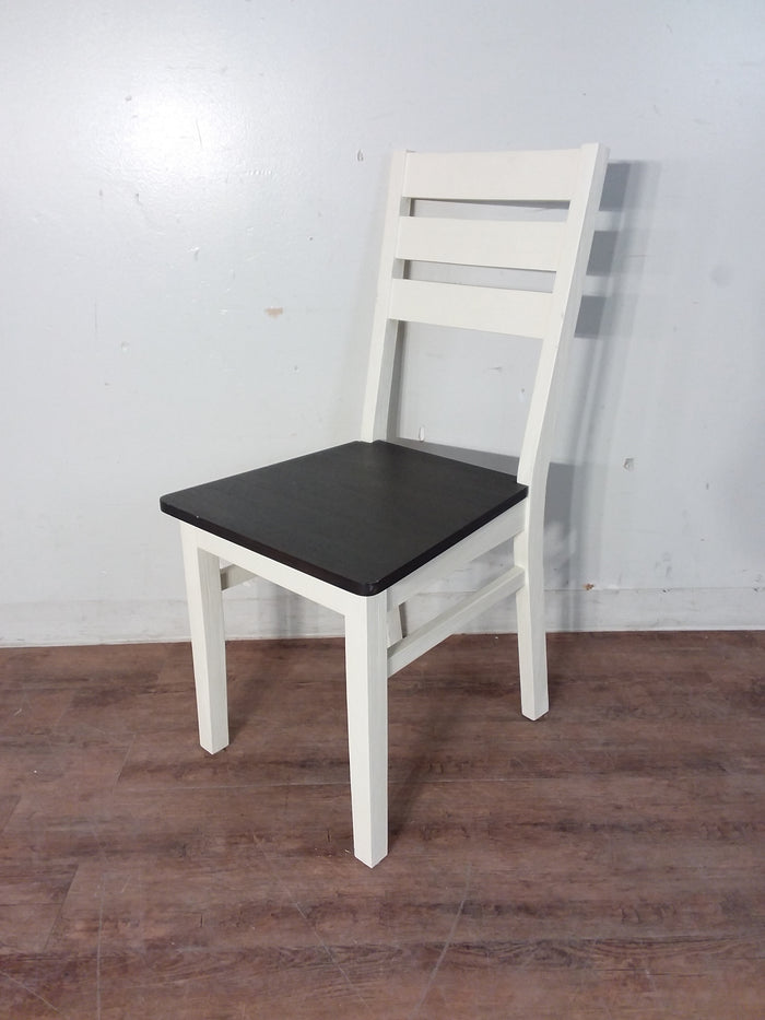 White & Brown Wood Chair