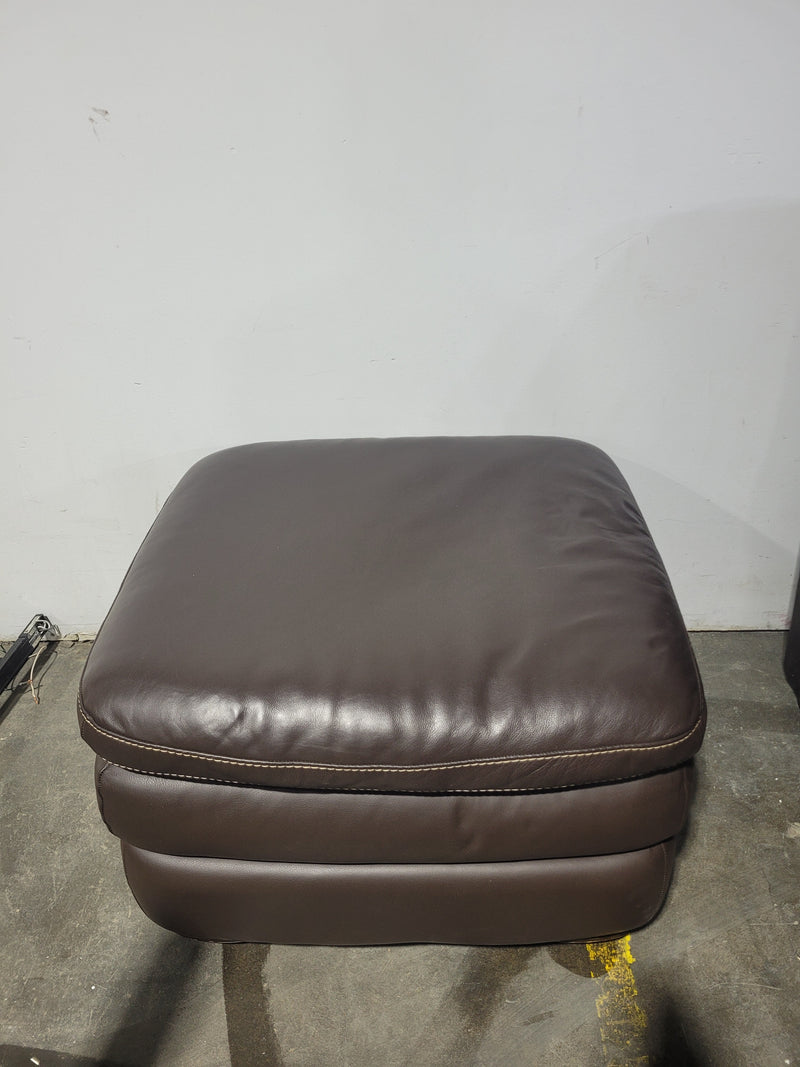 Deep Brown Leather Arm Chair Natuzzi
