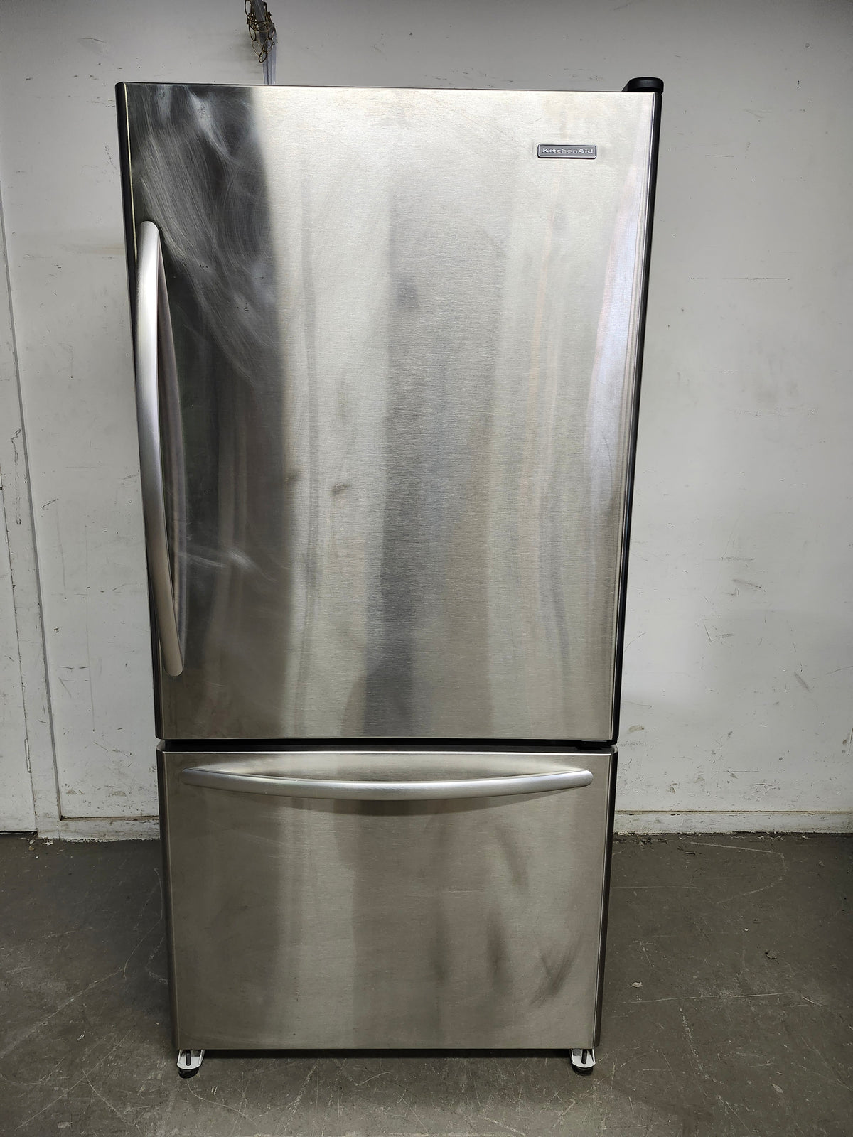 33"W Stainless Steel Kitchen Aid Fridge