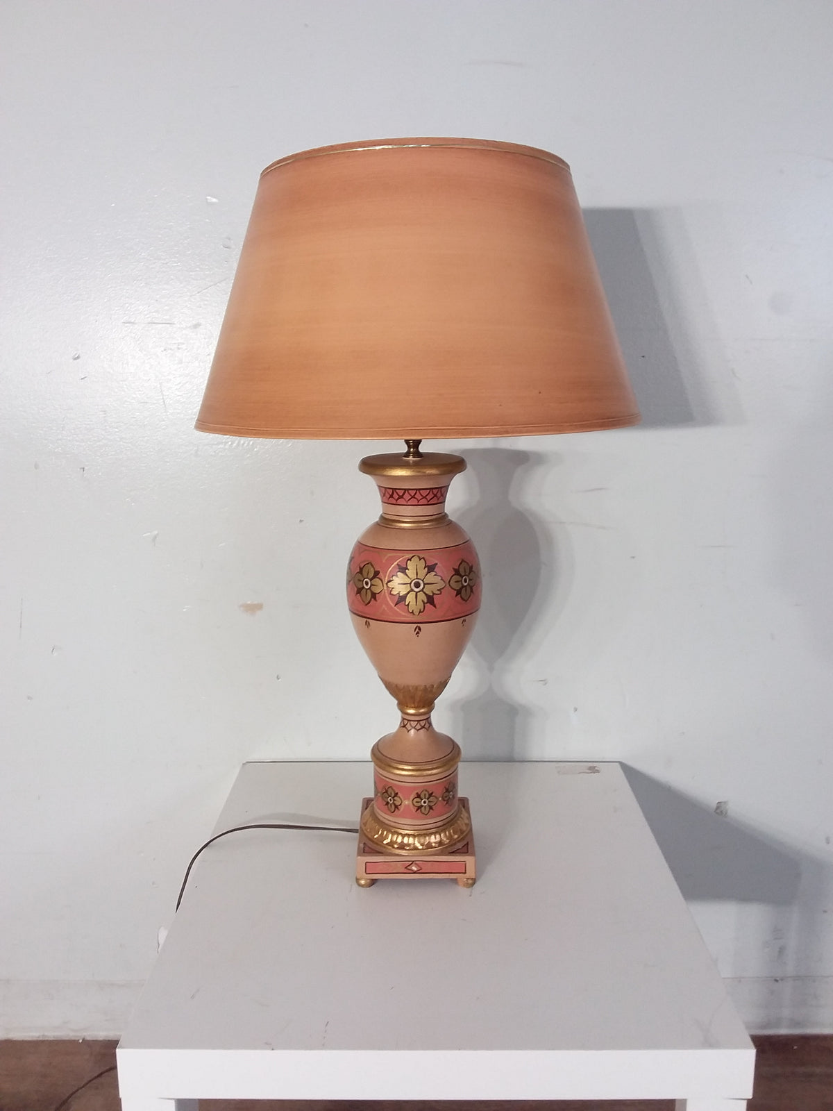 Brown & Gold Finish Table Lamp