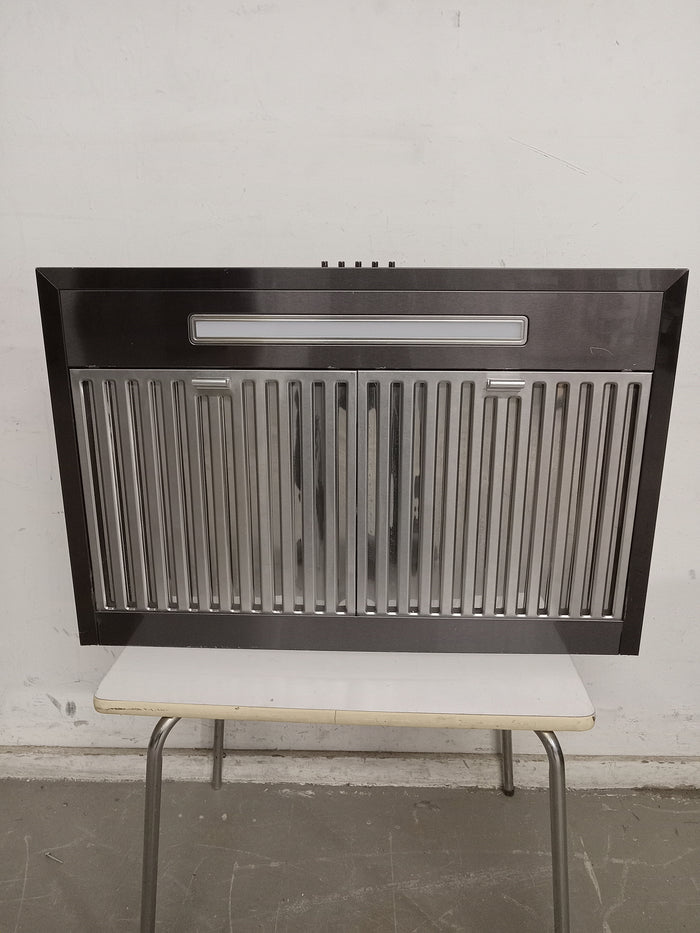 30" Vissani Black Stainless Steel Wall Mount Range Hood