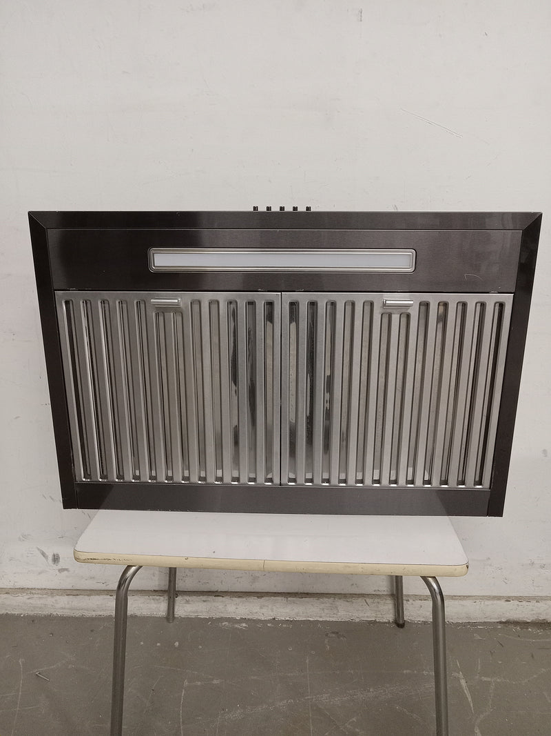 30" Vissani Black Stainless Steel Wall Mount Range Hood