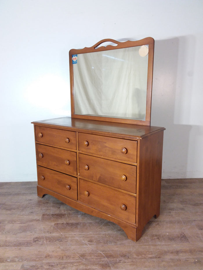 6 Drawer Dresser With Mirror