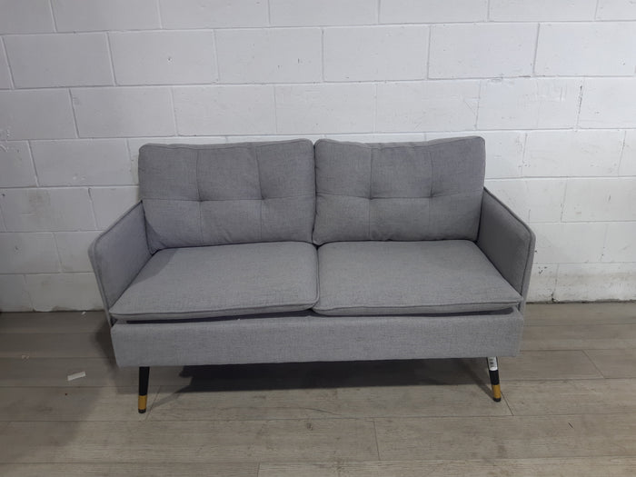 Grey Modern 2-Seat Sofa