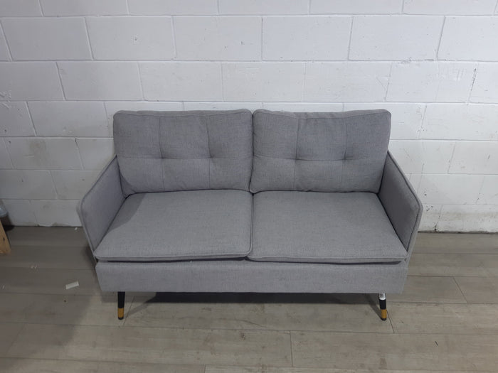 Grey Modern 2-Seat Sofa