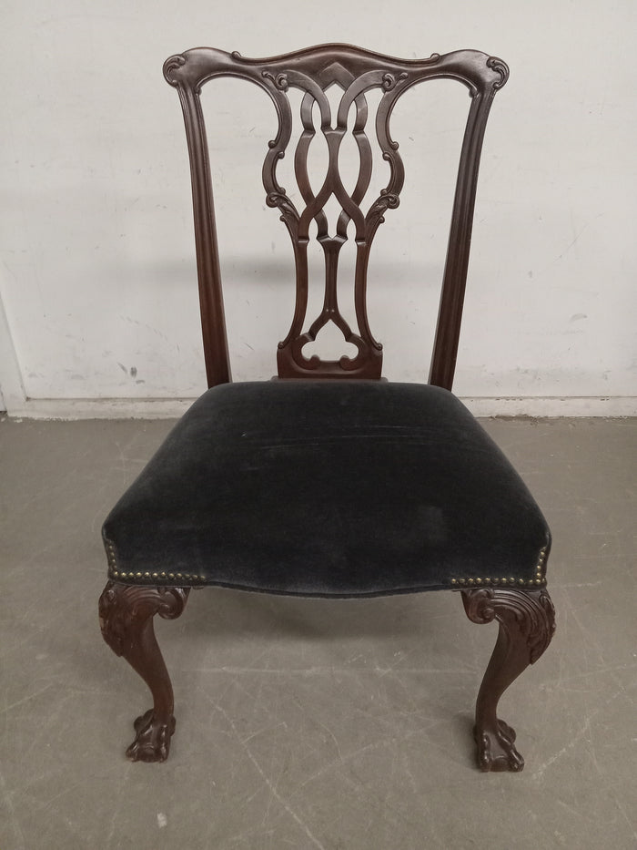 23"W Carved Mahogany Dining Chair